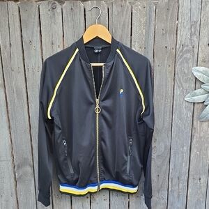 P. E NATION Black and Yellow Zip-Up Jacket